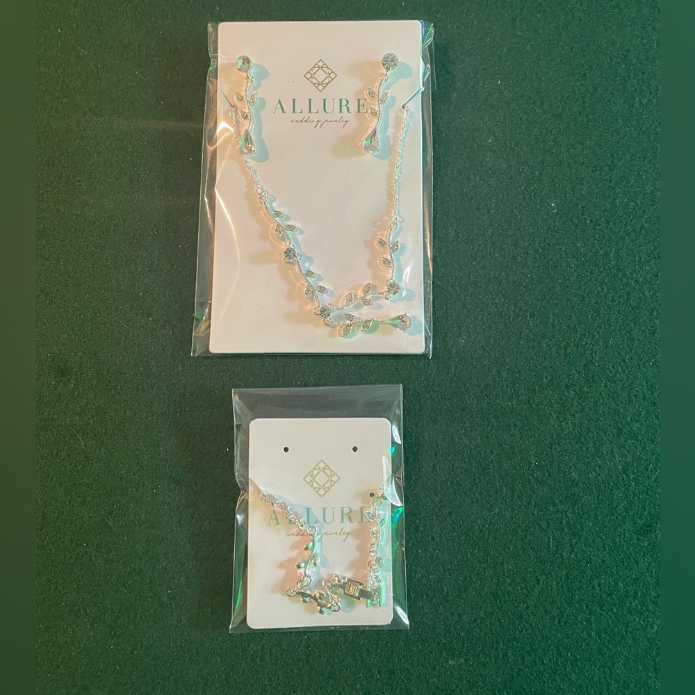 Allure Wedding Jewelry Set NWOT